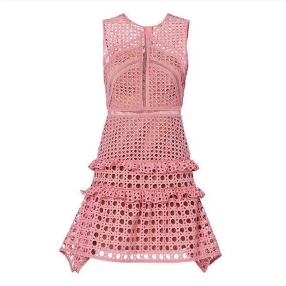 Self-Portrait pink dress